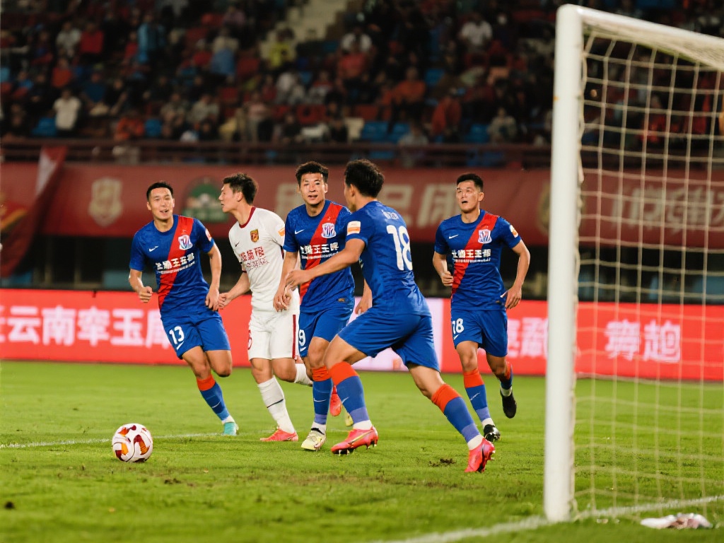 上海申花主场上演逆转奇迹力克云南玉昆