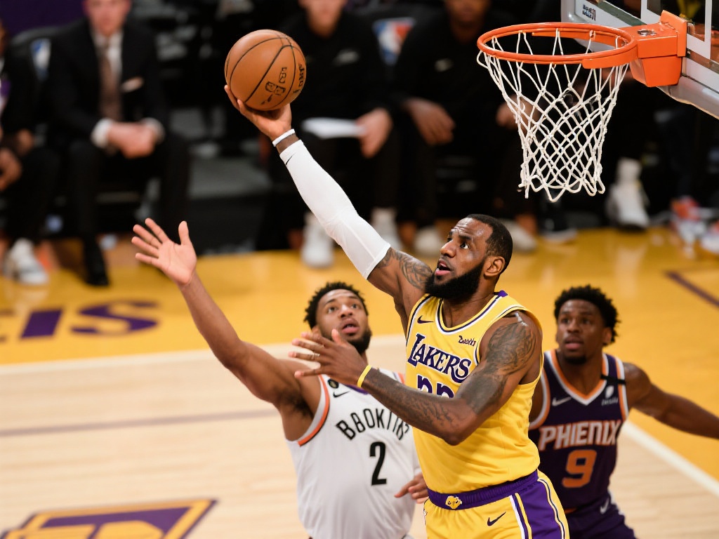 湖人全场五人两断 詹姆斯&史密斯防守显威