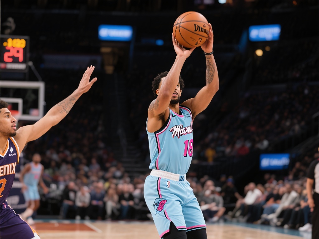 文森特侧翼接球三分再中，也投进本场第6记三分砍下18分