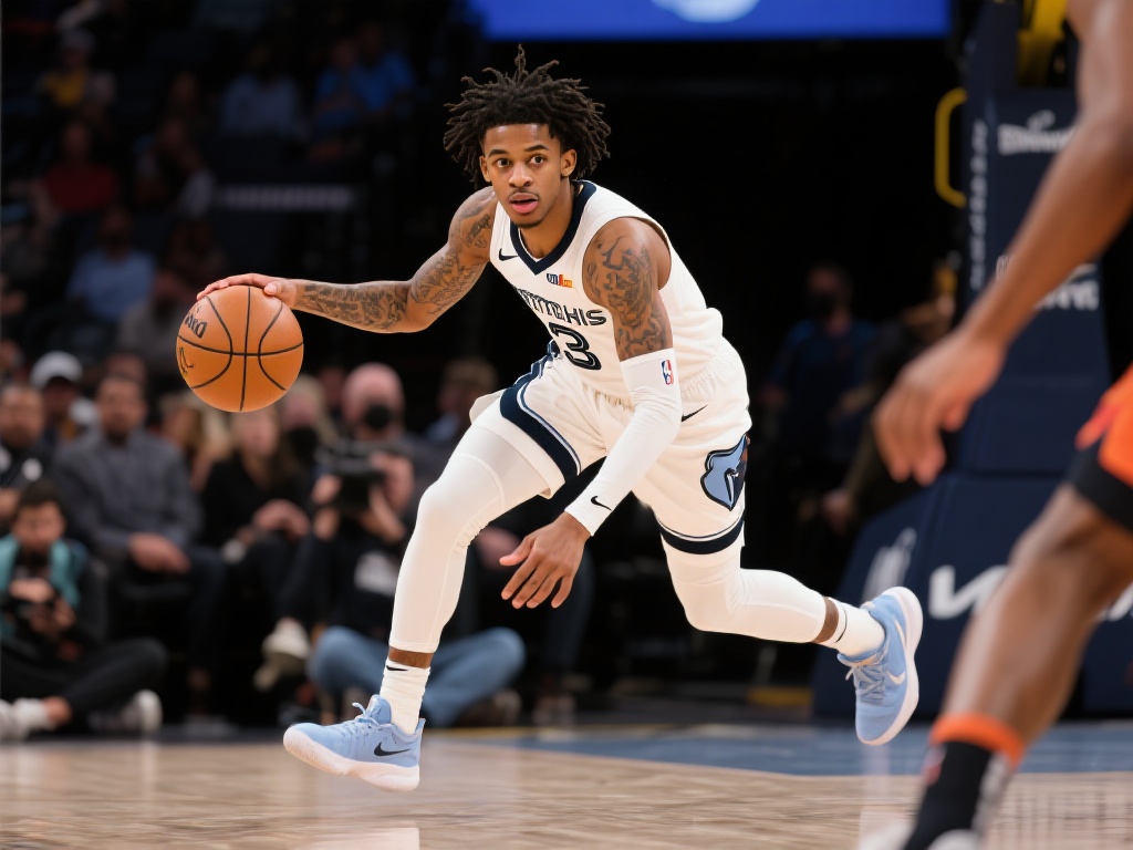 表现低迷？莫兰特首节仅中一记三分，7投1中仅得3分