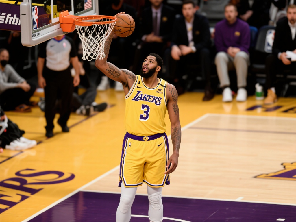 浓眉G6爆发34分15板5帽，单场30+15+5盖帽追平湖人队史纪录