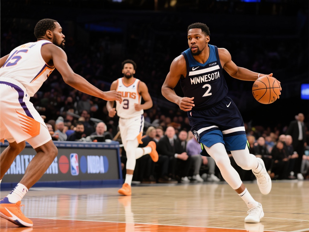 3月29日常规赛:太阳对决森林狼 爱德华兹高光时刻 具体分析比赛中的一个场景:在第三节末段,